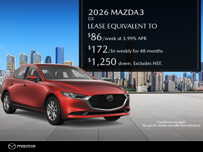 Get the 2026 Mazda3