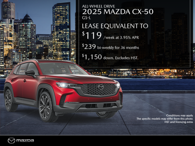 Airport Mazda Of Toronto - Get the 2024 Mazda CX-50