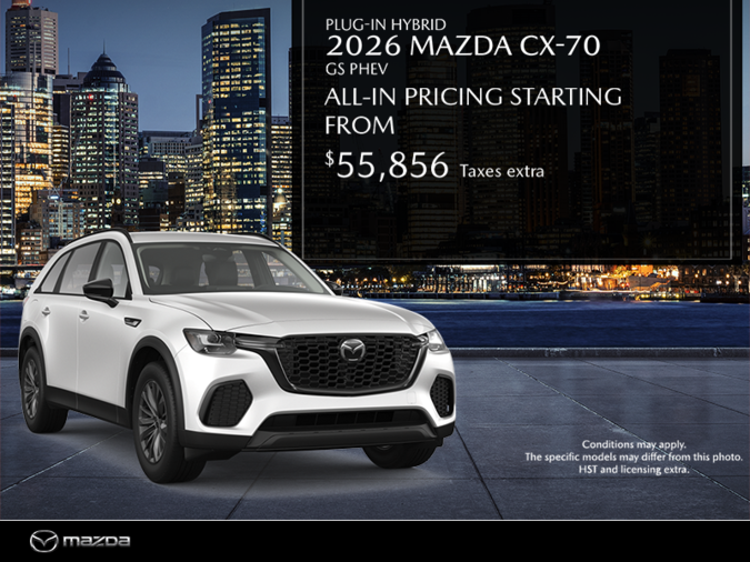 Airport Mazda Of Toronto - Get the 2025 Mazda CX-70 PHEV
