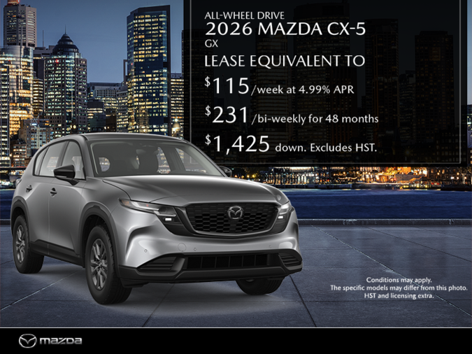 Airport Mazda Of Toronto - Get the 2026 Mazda CX-5