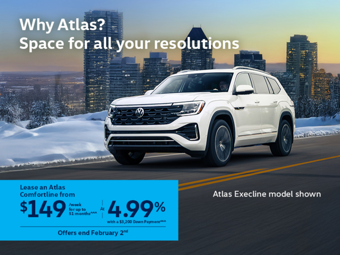 Get the 2026 Volkswagen Atlas