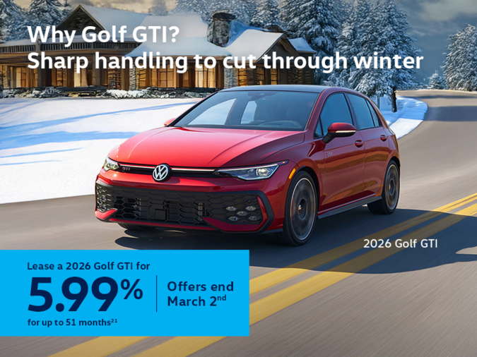 Get the Volkswagen Golf GTI 2026