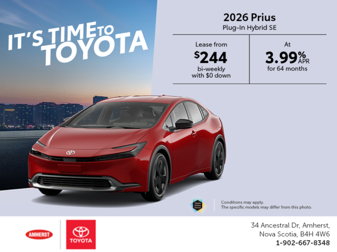 2026 Toyota Prius Plug-In Hybrid