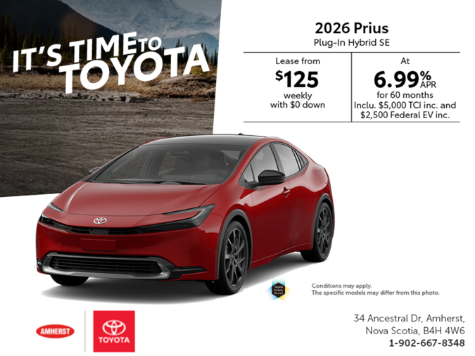 2026 Toyota Prius Plug-In Hybrid