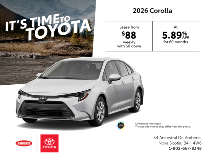 2026 Toyota Corolla