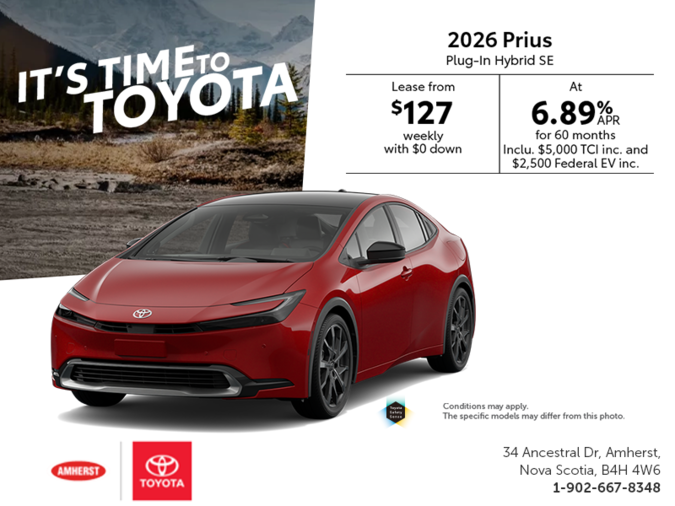 2026 Toyota Prius Plug-In Hybrid