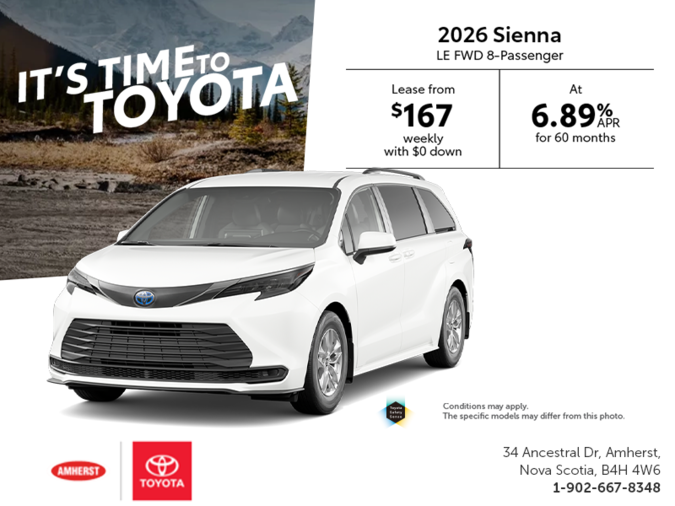 2026 Toyota Sienna Hybrid