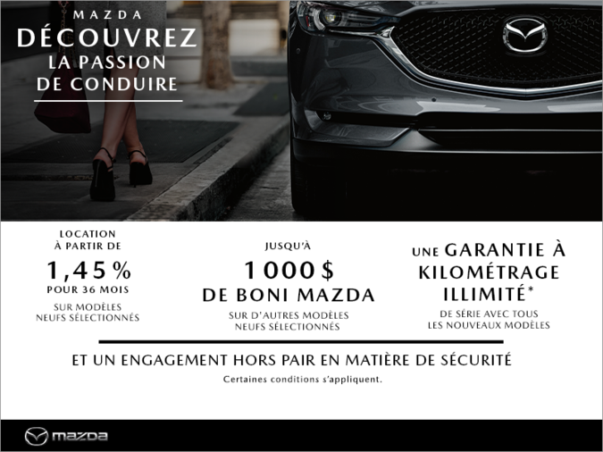 Mazda découvrez la passion de conduire