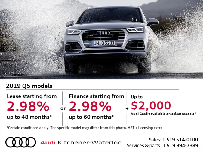 Drive the 2019 Q5 today!