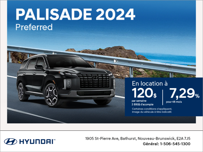 Procurez-vous le Hyundai Palisade 2024