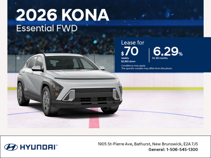 Get the 2026 Hyundai Kona