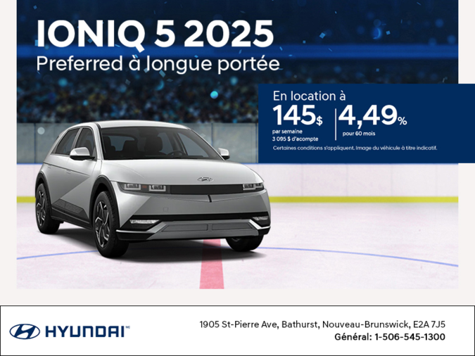 Procurez-vous le Hyundai Ioniq 5 2025