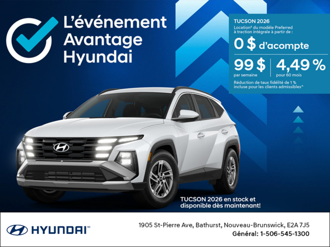 Événement du mois de Hyundai
