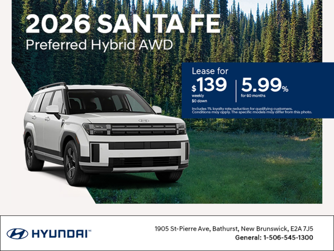 Get the 2026 Hyundai Santa Fe Hybrid