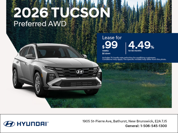 Get the 2026 Hyundai Tucson