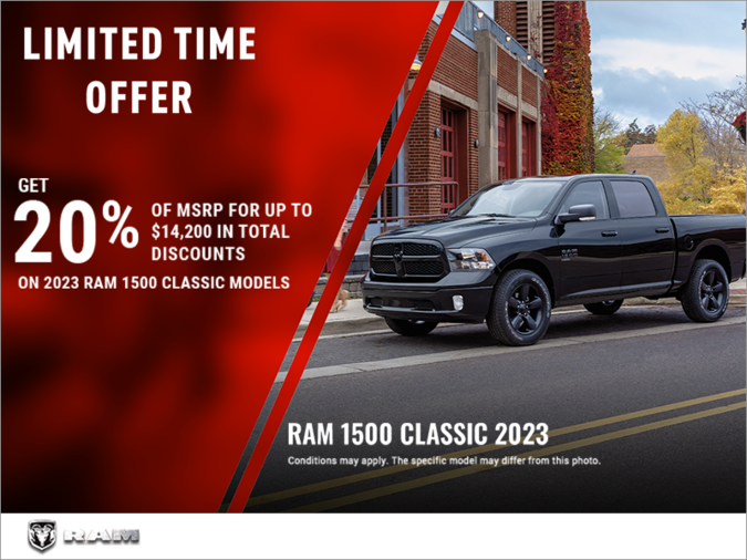 Connell Chrysler in Woodstock RAM monthly Event