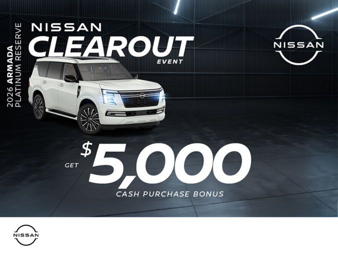 Get the 2026 Nissan Armada Today!