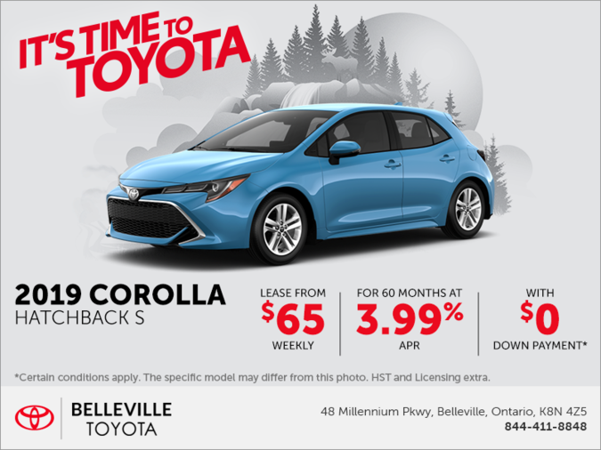 Toyota Corolla Hatchback 2019