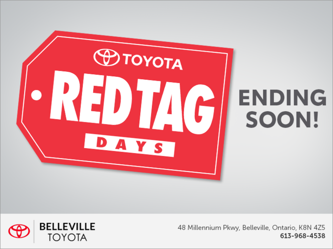 Toyota Red Tag Days!