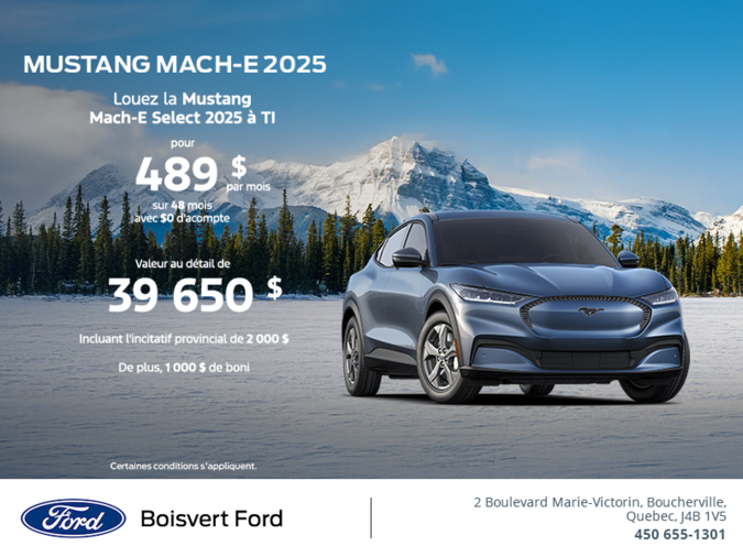 2025 Ford Mustang Mach-E