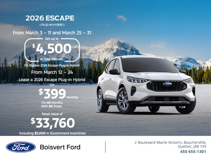 2026 Ford Escape Hybrid