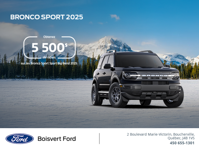 Ford Bronco Sport 2025