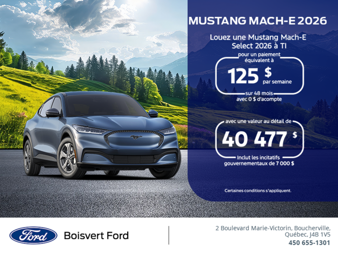 Ford Mustang Mach-E 2026