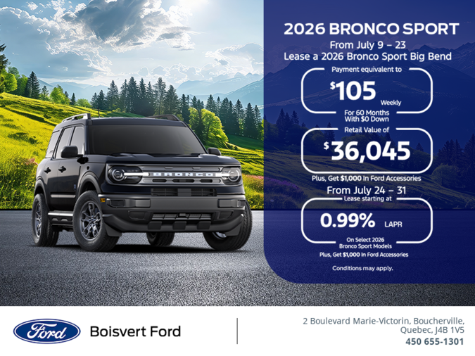 2026 Ford Bronco Sport