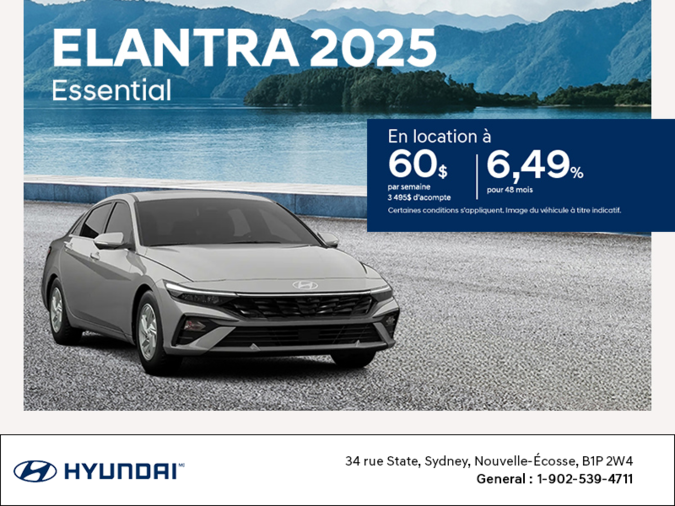 Procurez-vous le Hyundai Elantra 2025