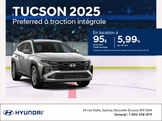 Procurez-vous le Hyundai Tucson 2025