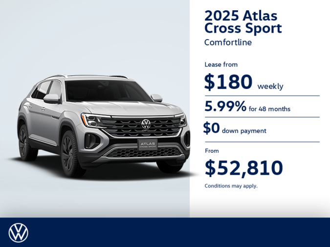 Get the 2025 Volkswagen Atlas Cross Sport