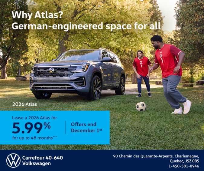 Get the 2026 Volkswagen Atlas