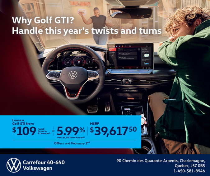Get the 2026 Volkswagen Golf GTI