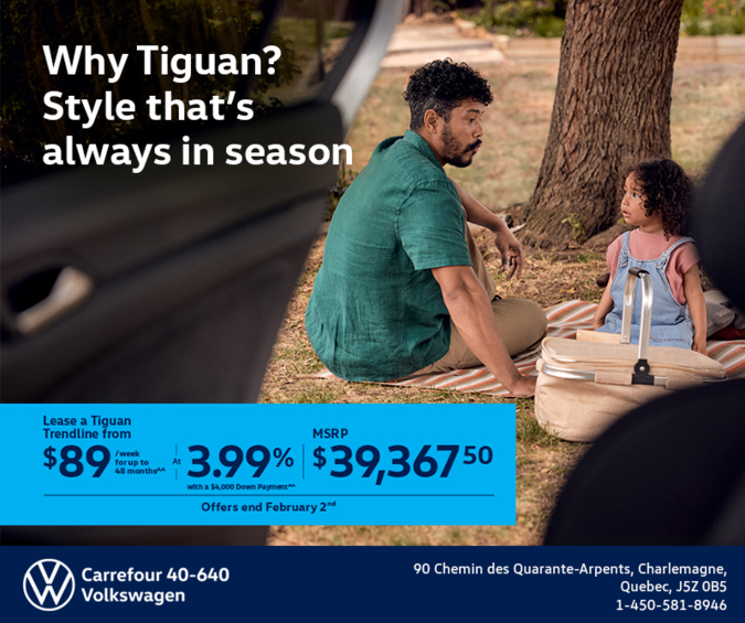 Get the 2026 Volkswagen Tiguan