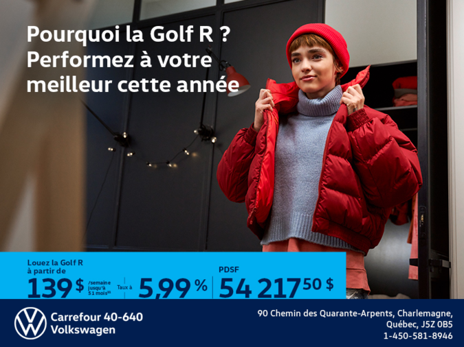 Procurez-vous la Volkswagen Golf R 2026