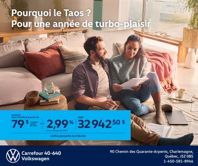 Procurez-vous la Volkswagen Taos 2026