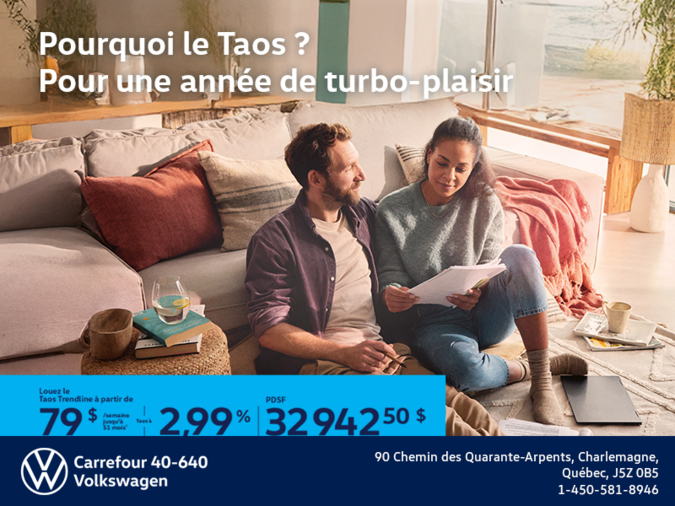 Procurez-vous la Volkswagen Taos 2026