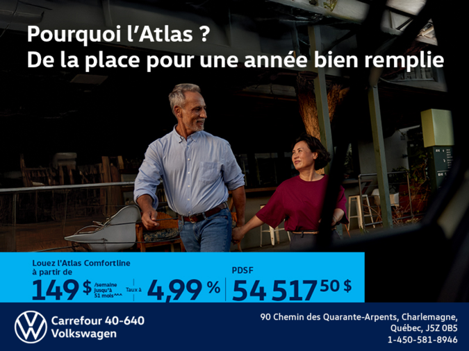 Procurez-vous le Volkswagen Atlas 2026
