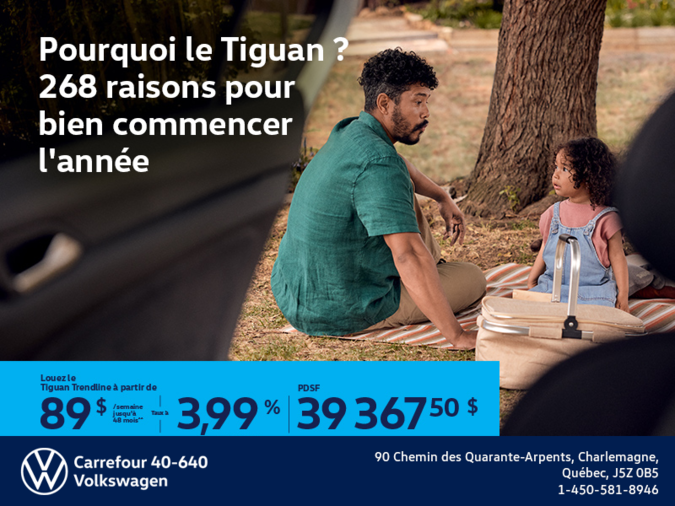 Procurez-vous le Volkswagen Tiguan 2026