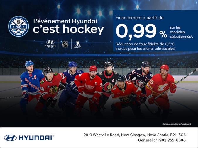 L'événement Hyundai c'est Hockey.