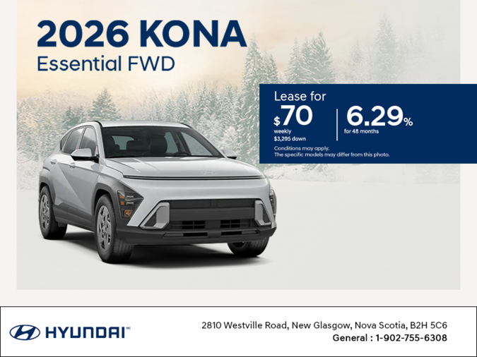 Get the 2026 Hyundai Kona