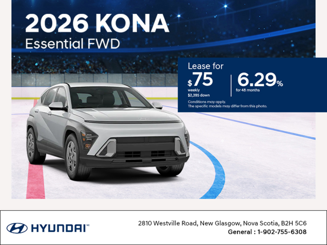 Get the 2026 Hyundai Kona