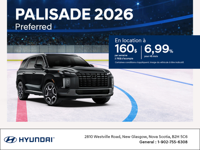 Procurez-vous le Hyundai Palisade 2026