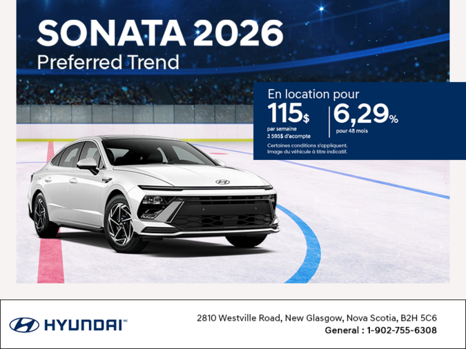 Procurez-vous le Hyundai Sonata 2026