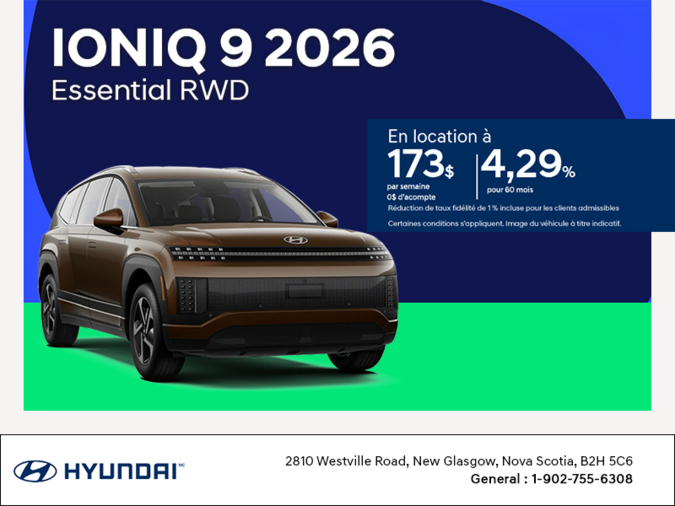 Procurez-vous le Hyundai Ioniq 9 2026