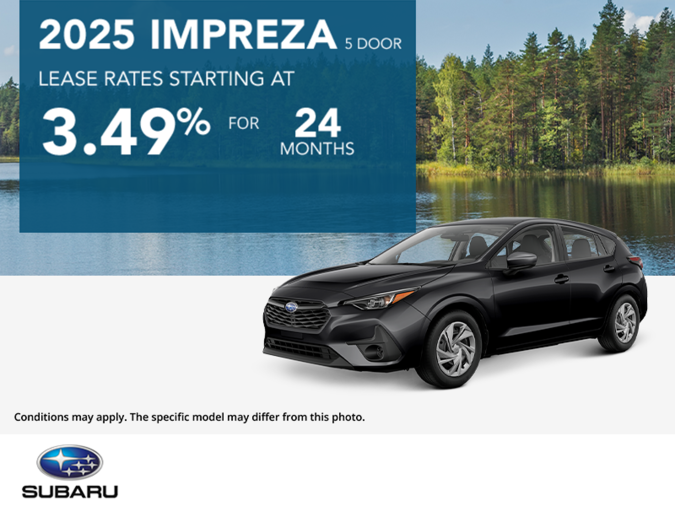 Get the 2025 Subaru Impreza Today!