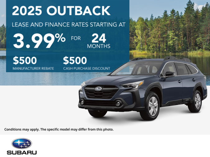 Get the 2025 Subaru Outback Today!