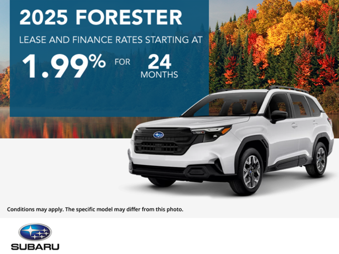 Get the 2025 Subaru Forester Today!