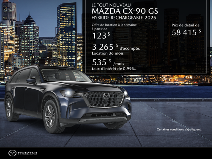 Chambly Mazda - Procurez-vous le Mazda Cx-90 Phev 2025