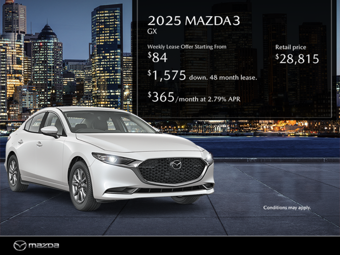 Chambly Mazda - Get the 2025 Mazda3